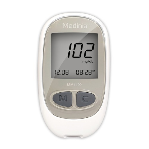 메디니아 혈당측정기세트 MM1100 혈당계 당뇨관리용품